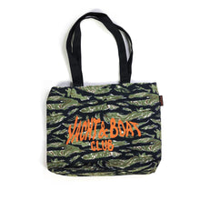 Load image into Gallery viewer, &quot;Yacht &amp; Boat Club&quot; TIGER STRIPES f. SCUBA STEVE Tote bag